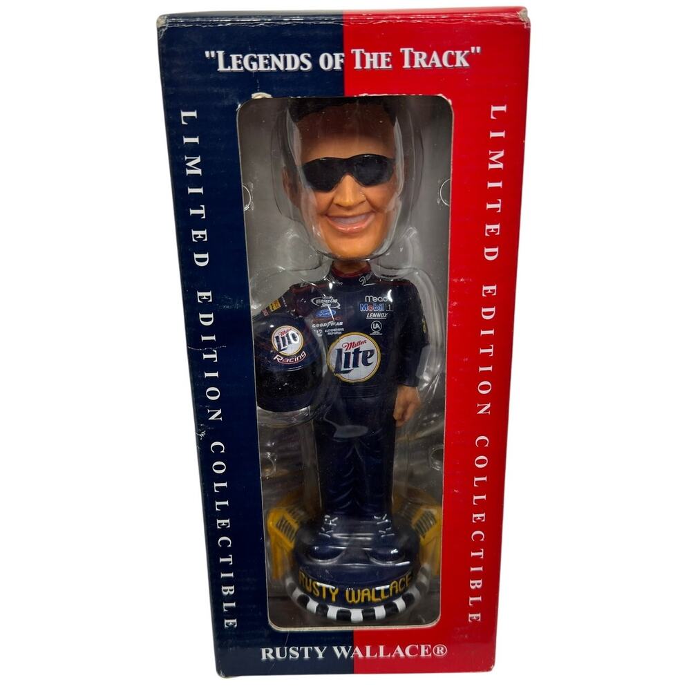 Rusty Wallace #2 'Legends‎ Of The Track' NASCAR Limited Edition BobbleHead